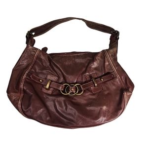 Wilsons Leather Distressed Hobo Shoulder Bag